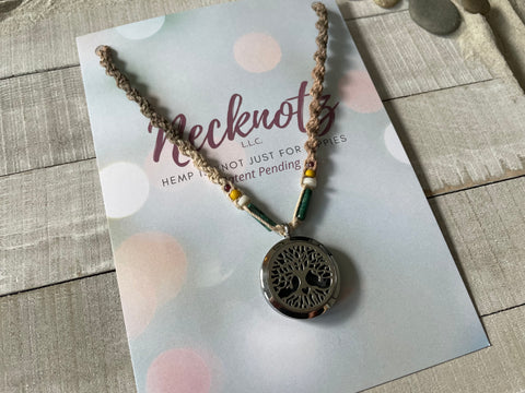 Twisted Essential Oil Necklaces