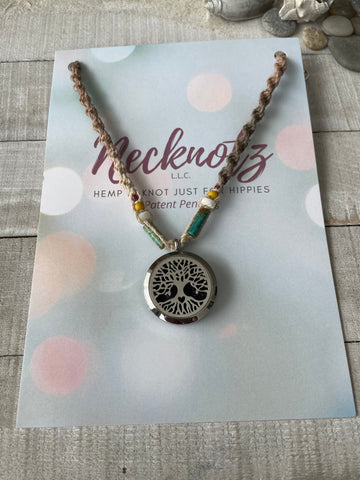 Deep Roots Essential with copiaba Oil Necklace Earthy (Patent Pending)